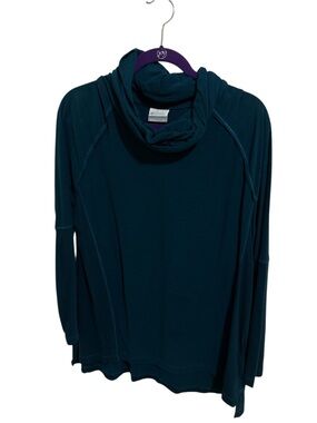 Columbia Teal Cowl Neck Women's Sweater